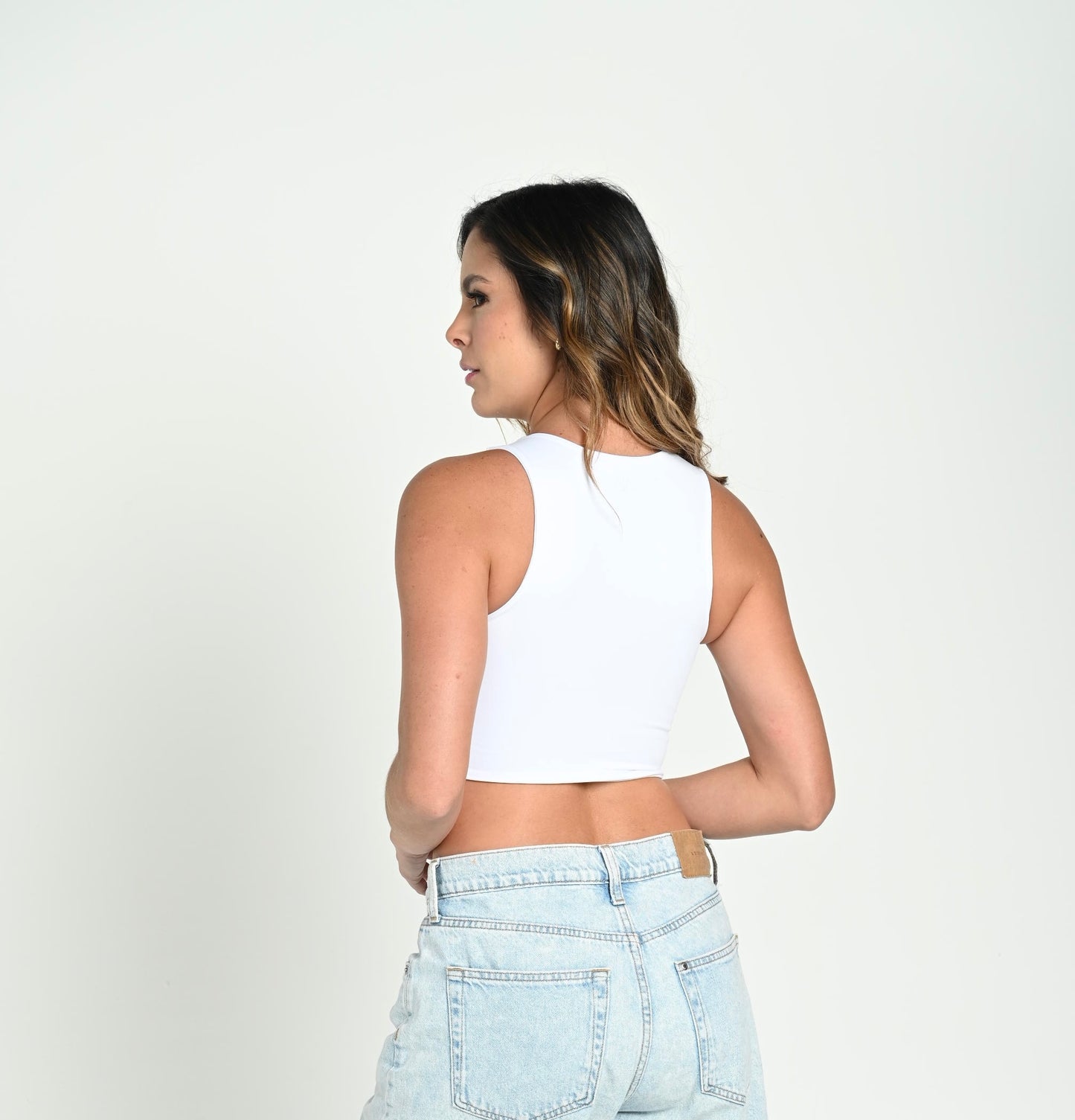 Crop Top Vesta Blanco