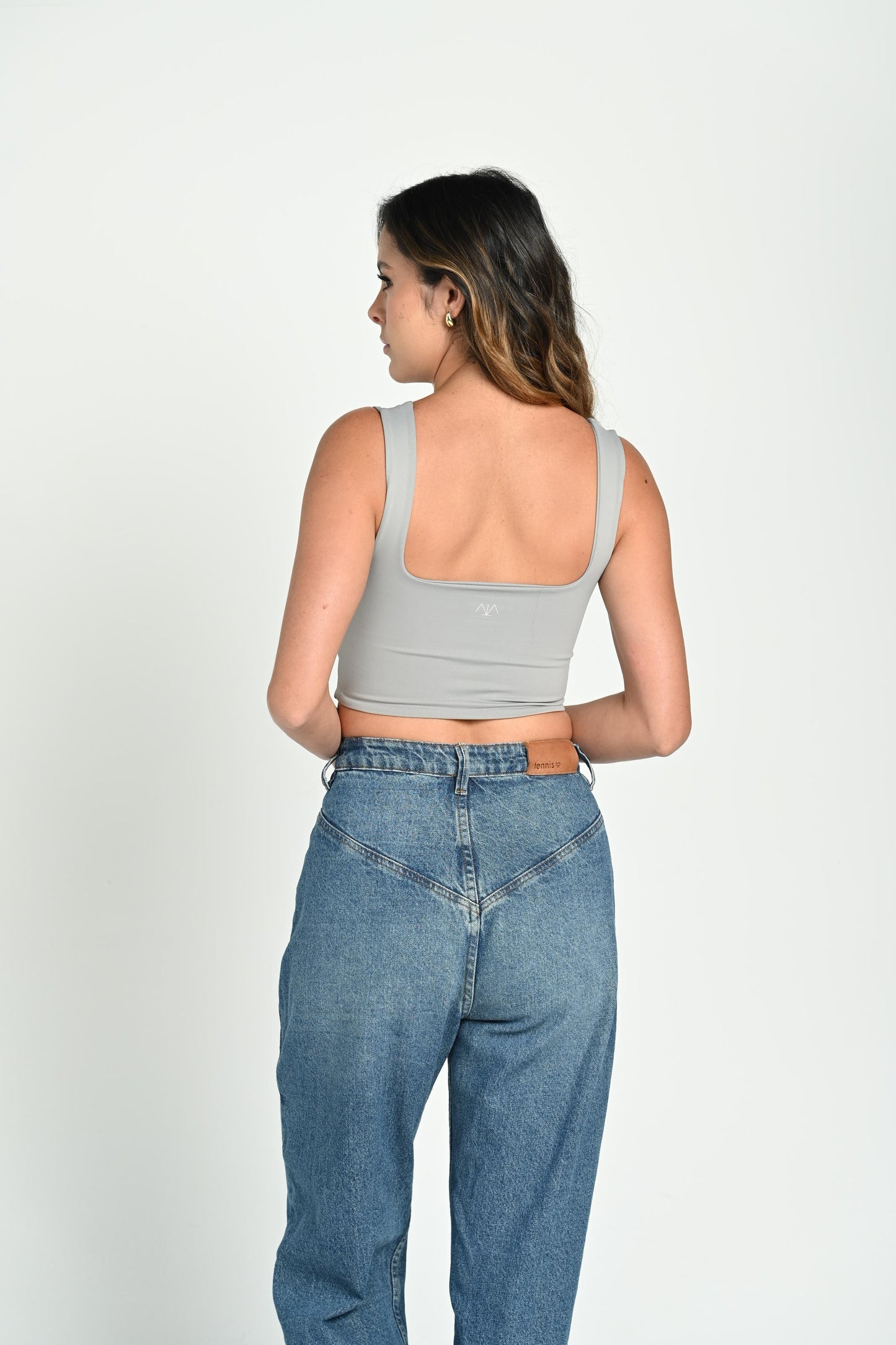 Crop Top Victoria Gris