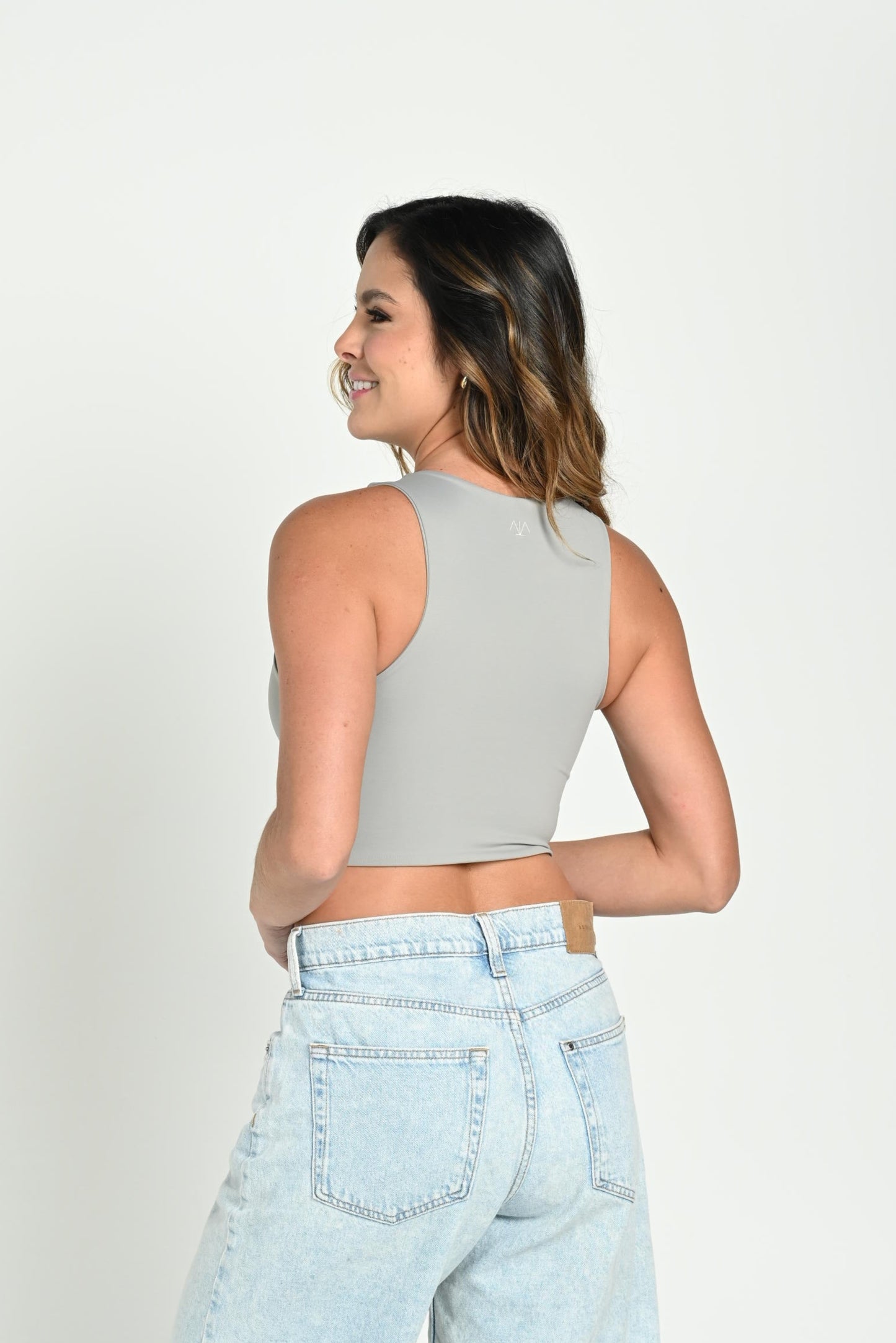 Crop Top Vesta Gris