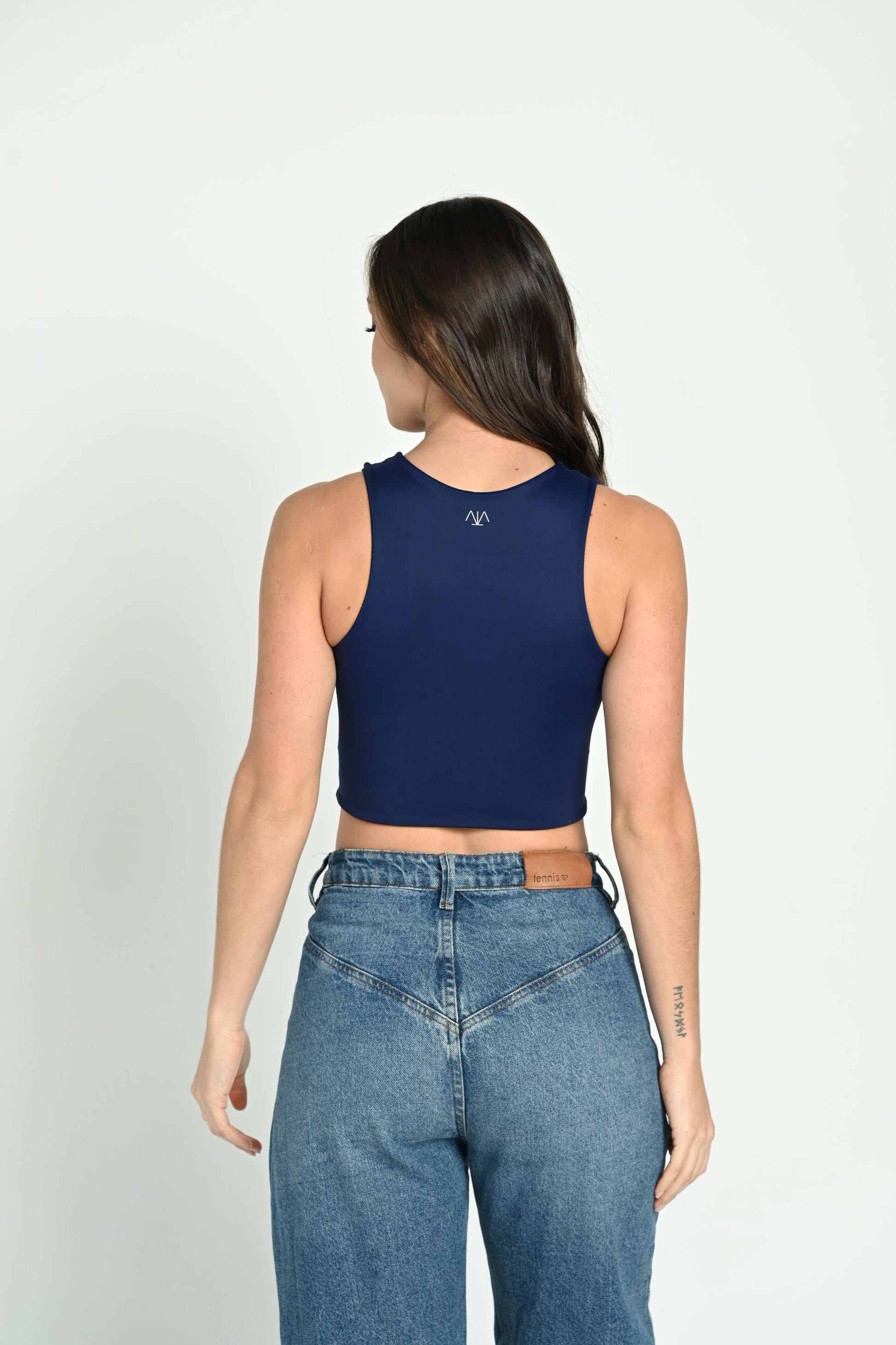 Crop Top Azul